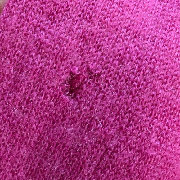 Diane von Furstenberg Lidia Cashmere Dress – Bright Coquette Ruffle Midi Sz M - Picture 10 of 15